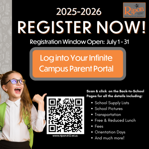 Online School Registration Open