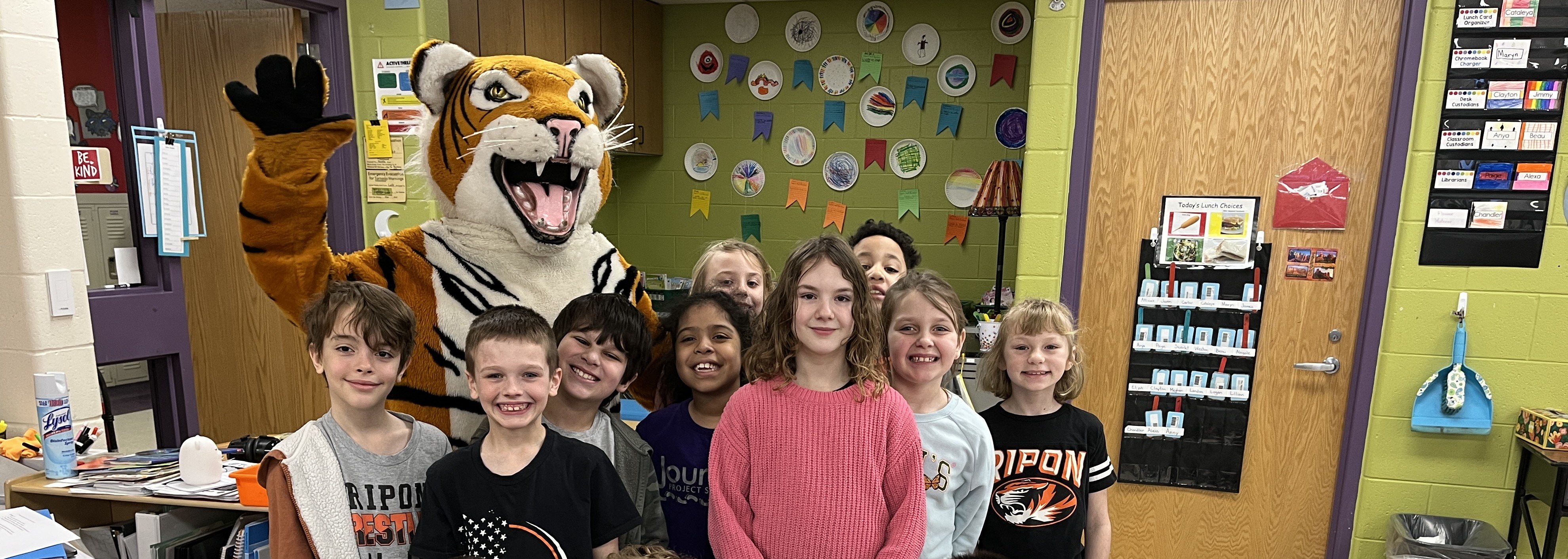 Classroom Visit from Tiger